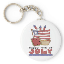 Happy 4th of July Key Chains