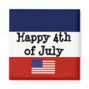Happy 4th of July magnets