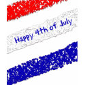 Happy 4th of July - magnified t-shirts
