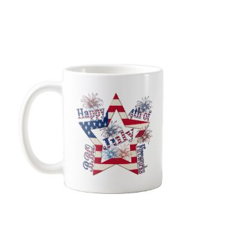 Happy 4th of July mug