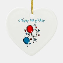 Happy 4th of July Ornament