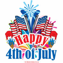 Happy 4th of July Photo Cut Outs