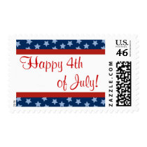 Happy 4th of July! postage