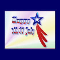 Happy 4th Of July  Postcard postcards