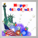 Happy 4th Of July Poster