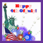 Happy 4th Of July Poster posters
