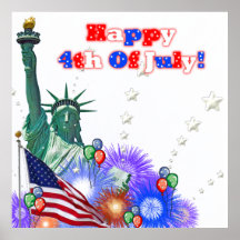Happy 4th Of July Poster