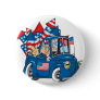 Happy 4th of July Uncle Sam In Pickup