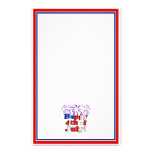 Happy 4th of July with Fireworks Personalized Stationery