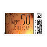 Happy 50 Birthday Postage