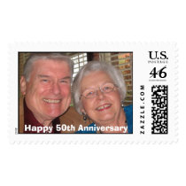 Happy 50th Anniversary postage by Sher319 Happy 50th Anniversary postage