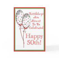 Happy 50th Birthday cards