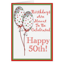 Happy 50th Birthday Cards