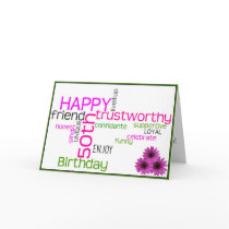 Happy 50th Birthday for a Baby Boomer Woman cards