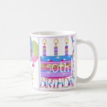 Happy 50th Birthday Mug