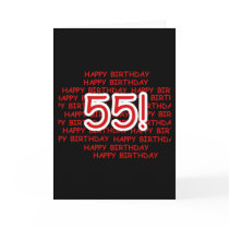 Happy 55th Birthday Cards