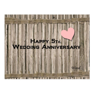 5th Anniversary Cards | Zazzle