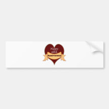 Happy 60th. Anniversary Bumper Sticker