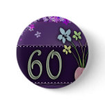 Happy 60th Birthday buttons