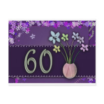 Happy 60th Birthday postcards by perfectpostage Happy 60th Birthday postcards