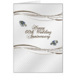 Happy 60th Wedding Anniversary Card