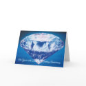 Happy 60th Wedding Anniversary Card Diamond