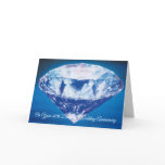 Happy 60th Wedding Anniversary Card Diamond