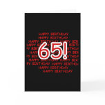 Happy 65th Birthday Cards
