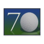 Happy 70th Birthday for golf nut Postcard