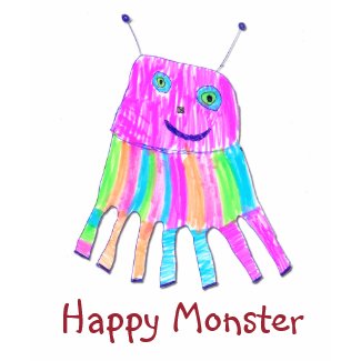 Happy 7 Legs Purple Rainbow Monster shirt