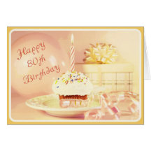 Happy 80th Birthday Card