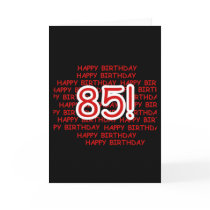 Happy 85th Birthday Greeting Cards