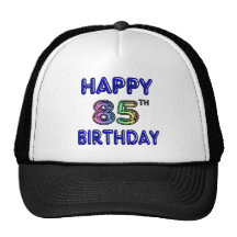 Happy 85th Birthday Mesh Hat