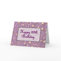 Happy 89th Birthday Greeting Cards