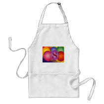 Happy 8th Birthday balloons! Apron