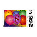 Happy 8th Birthday balloons! Postage Stamps