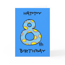 Happy 8th Birthday cards