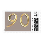 Happy 90th Birthday ninetieth ninety 90 Postage Stamp
