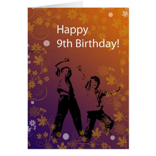 Happy 9th Birthday to Boy Greeting Card Zazzle