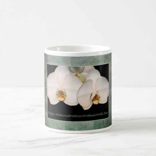 Happy Administrative Professionals Day Orchid Mugs