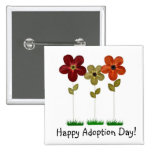 happy adoption day button