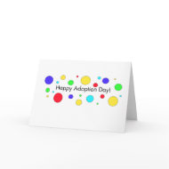 Happy Adoption Day! Greeting Card card