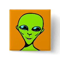 Happy Alien/ET buttons by artberry Happy Alien/ET buttons