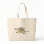 Happy Alligator Snapping Turtle Tote Bags