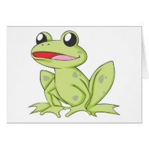 Happy American Bullfrog Card