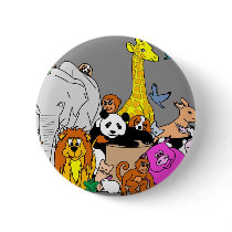Happy Animals buttons