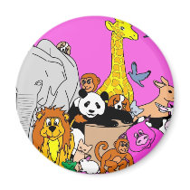 Happy Animals magnets