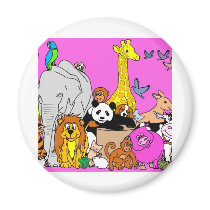 Happy Animals magnets