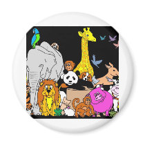 Happy Animals magnets