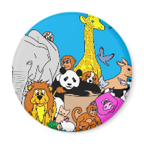 Happy Animals magnets